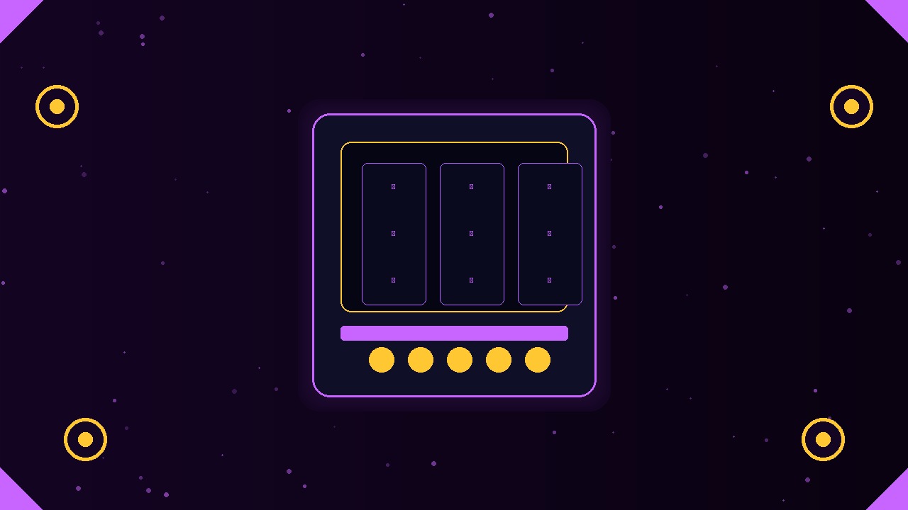 سلوت الباعة المتجولين مع فوانيس السوق المتوهجة